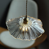 Suspension Luminaire Fleur En Verre