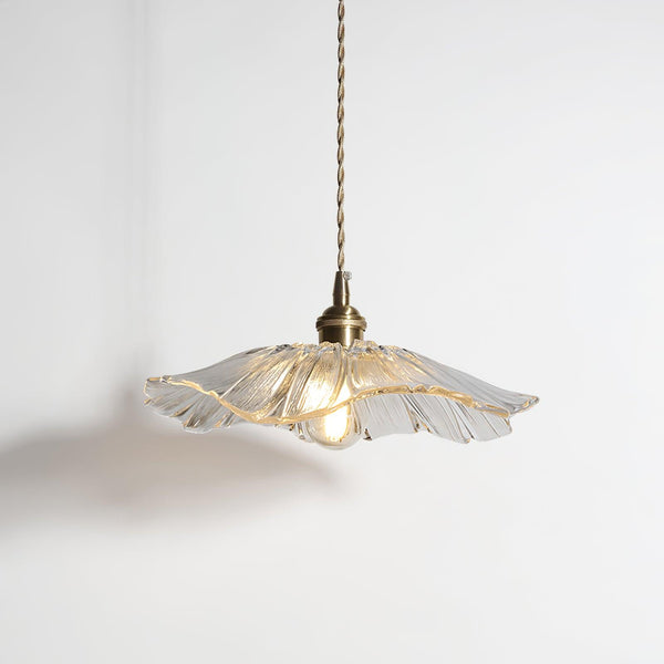 Suspension Luminaire Fleur En Verre