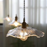 Suspension Luminaire Fleur En Verre