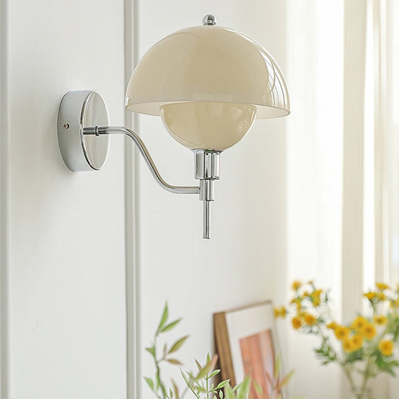 Applique Murale Champignon Crème Douce