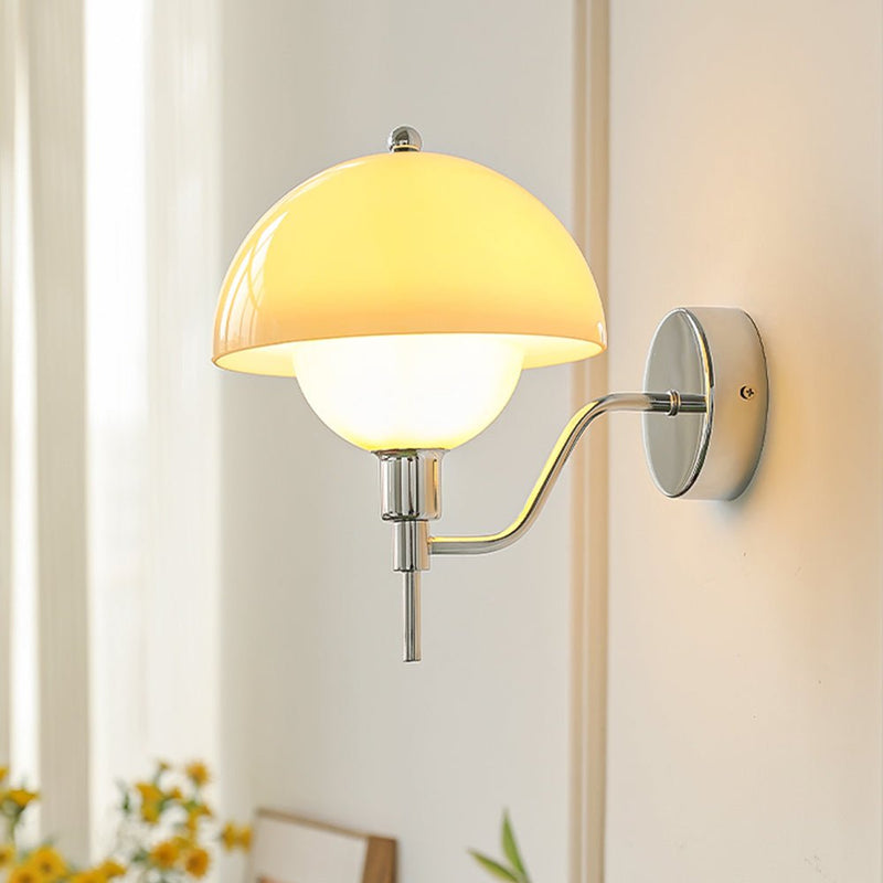 Applique Murale Champignon Crème Douce
