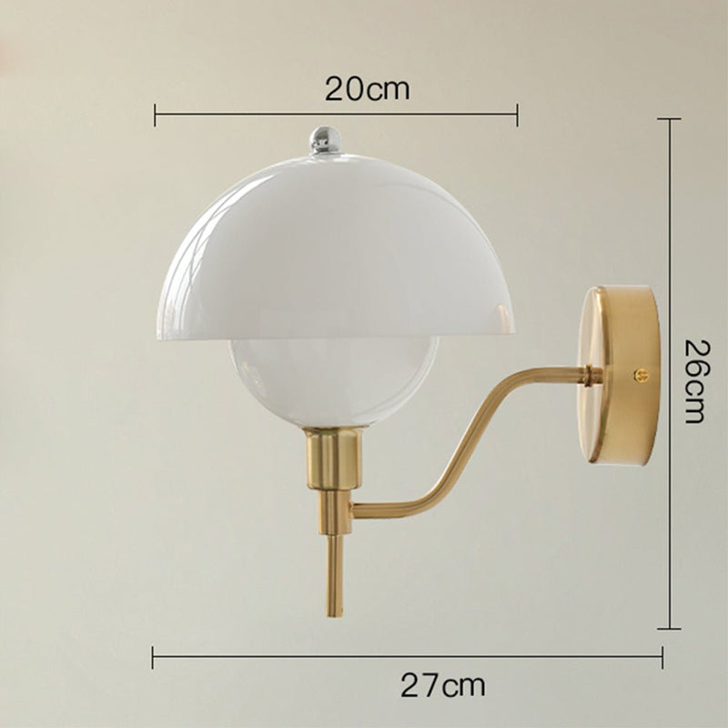 Applique Murale Champignon Crème Douce