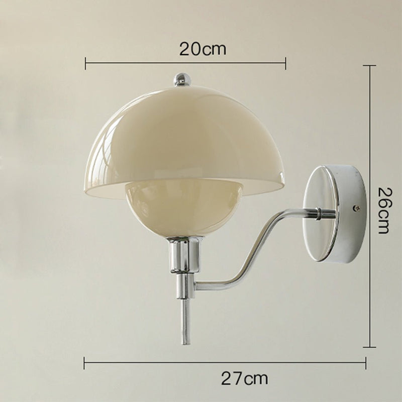 Applique Murale Champignon Crème Douce