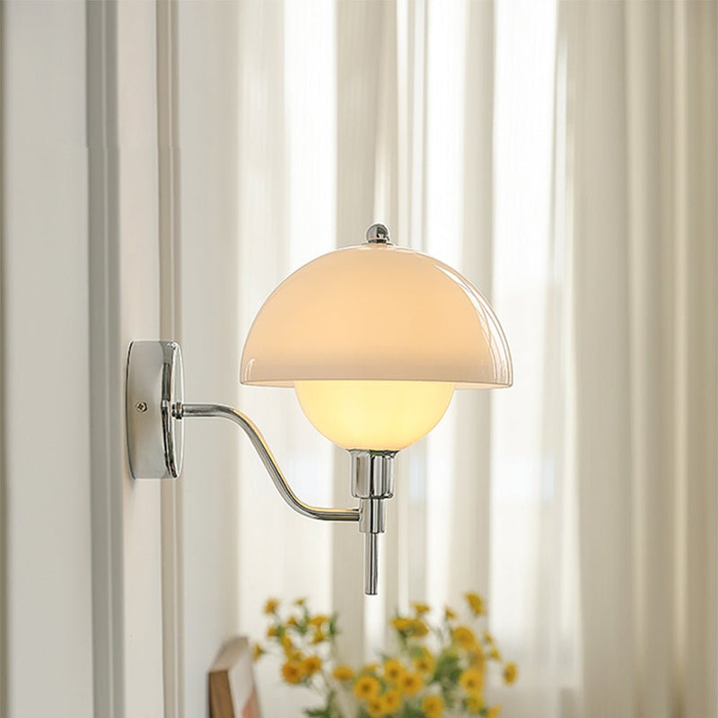 Applique Murale Champignon Crème Douce