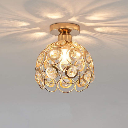 Plafonnier Boule Crystal
