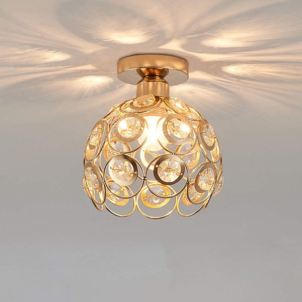 Plafonnier Boule Crystal