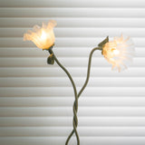 Lampadaire Fleurs Blanches Élégantes