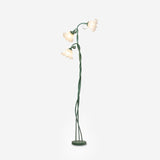 Lampadaire Fleurs Blanches Élégantes