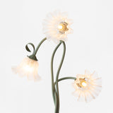 Lampadaire Fleurs Blanches Élégantes