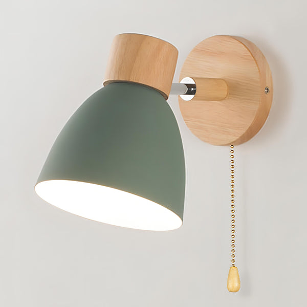 Applique Murale Suspendue Bois Clair Nordique