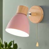 Applique Murale Suspendue Bois Clair Nordique