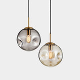 Suspension Luminaire Boule de verre Moderne