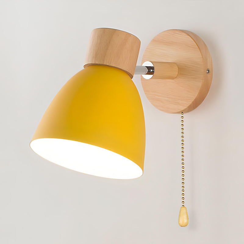 Applique Murale Suspendue Bois Clair Nordique