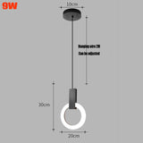 Suspension Luminaire Anneau Nordique Led