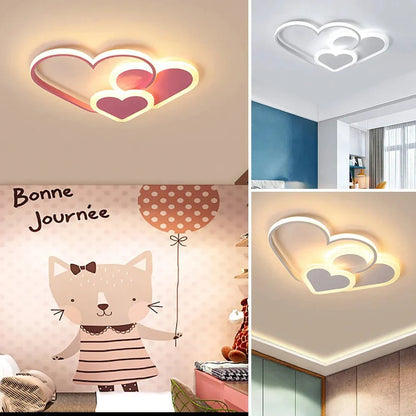Plafonnier Enfant en forme de coeur