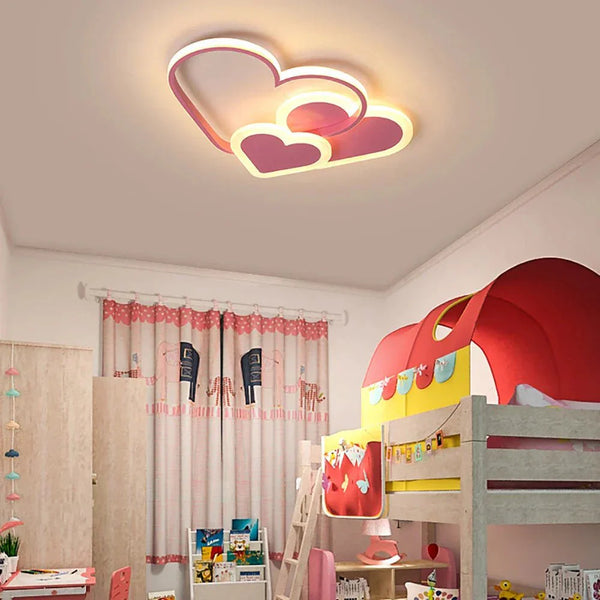 Plafonnier Enfant en forme de coeur