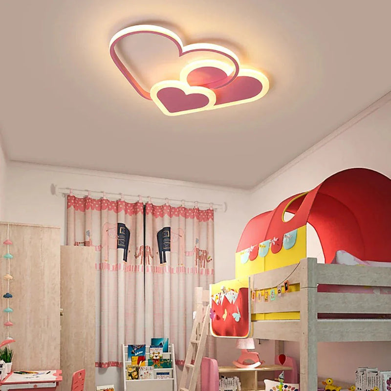 Plafonnier Enfant en forme de coeur