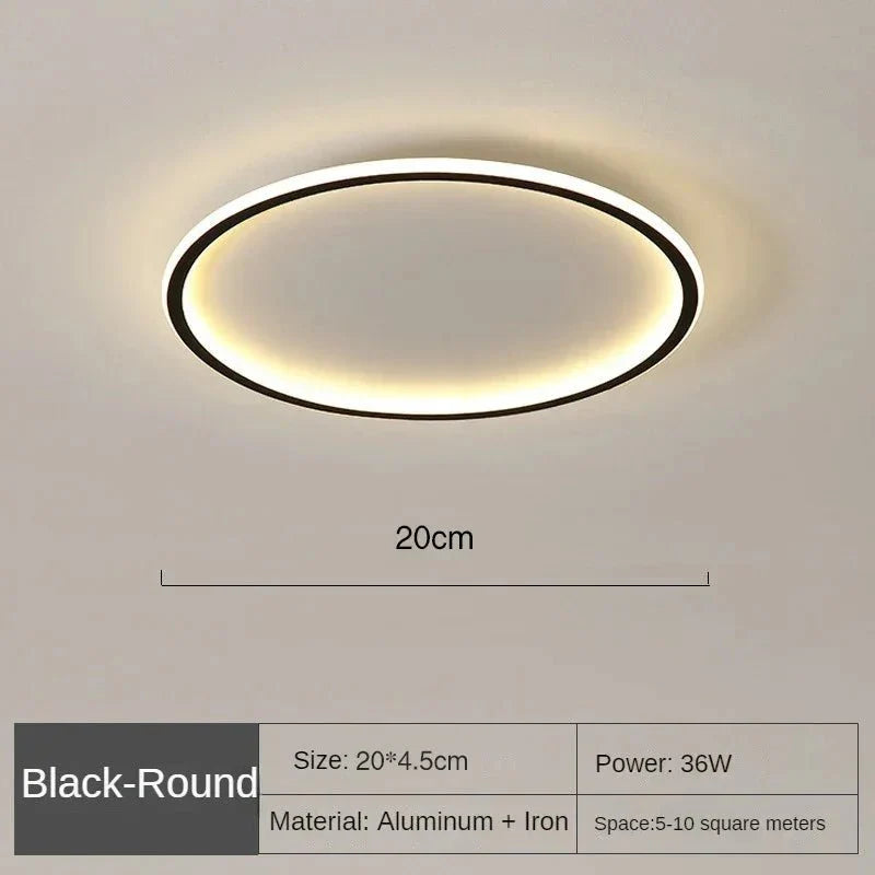 AuroraGlobe - Plafonnier Rond Scandinave