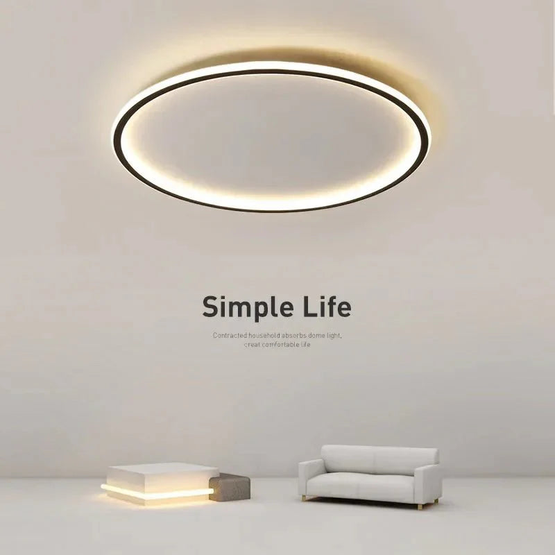 AuroraGlobe - Plafonnier Rond Scandinave