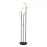 Lampadaire Créatif Noire Sculpturale