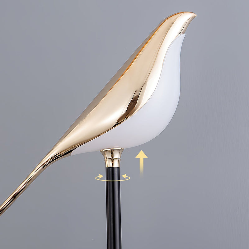 Lampadaire Créatif Noire Sculpturale