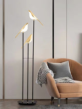 Lampadaire Créatif Noire Sculpturale