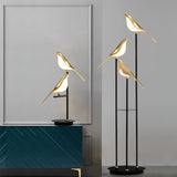 Lampadaire Créatif Noire Sculpturale