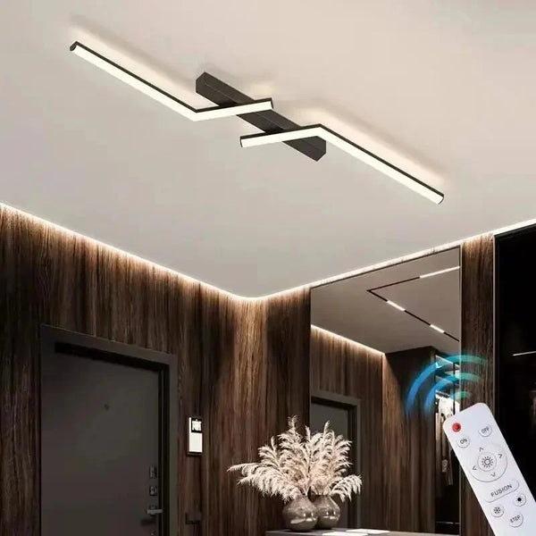 Plafonnier Bandes Led Moderne