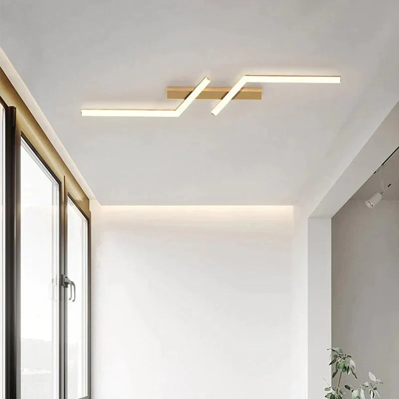 Plafonnier Bandes Led Moderne