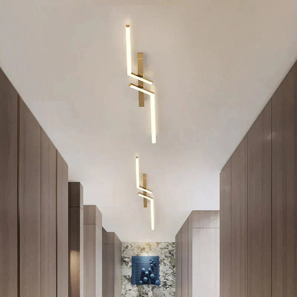 Plafonnier Bandes Led Moderne