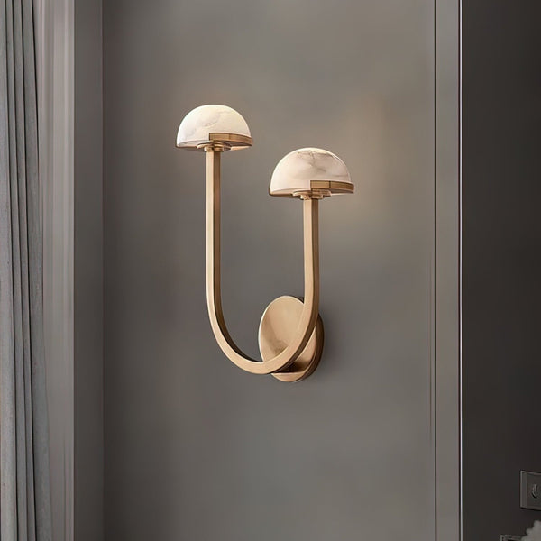 Applique Murale Champignon Albâtre