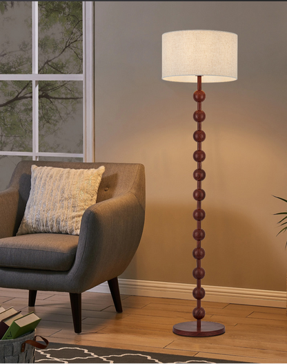 Lampadaire Minimaliste Japonais En Bois