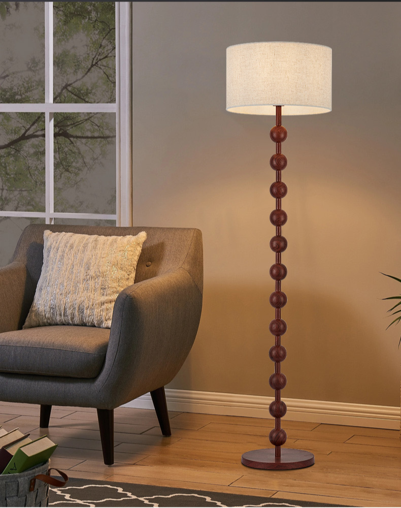 Lampadaire Minimaliste Japonais En Bois