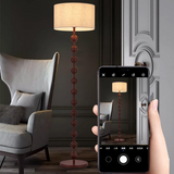 Lampadaire Minimaliste Japonais En Bois