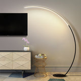 Lampadaire Arc Urbain en Métal Brossé