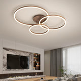 Plafonnier en forme de bagues elegant