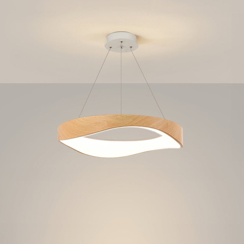 Suspension Luminaire Aesthetic En Bois Led
