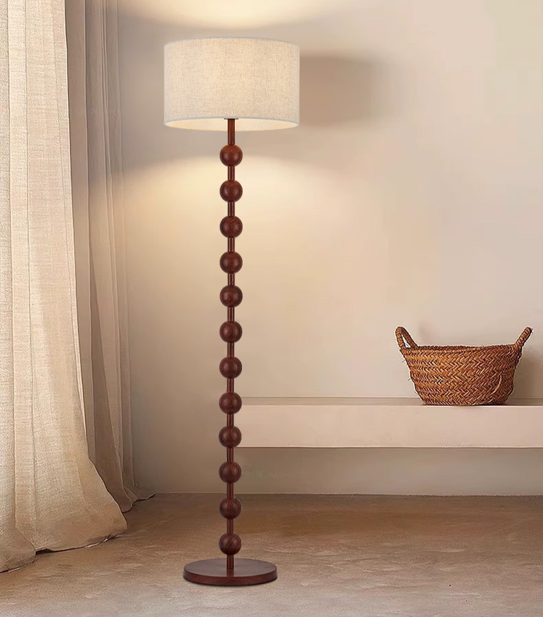 Lampadaire Minimaliste Japonais En Bois
