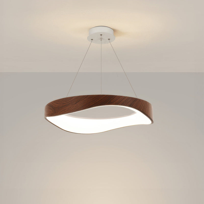 Suspension Luminaire Aesthetic En Bois Led