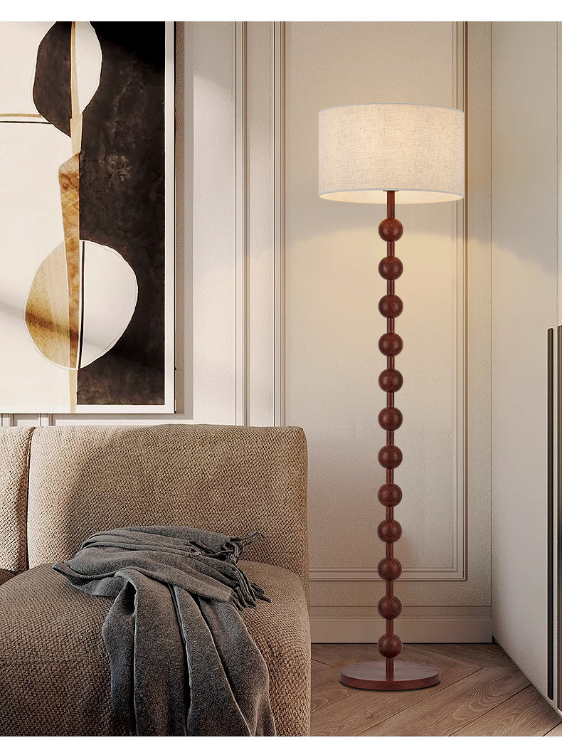 Lampadaire Minimaliste Japonais En Bois