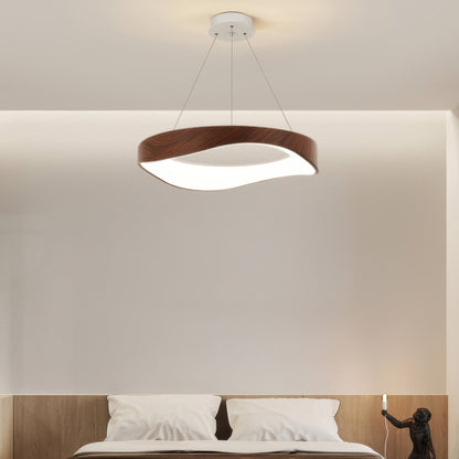 Suspension Luminaire Aesthetic En Bois Led