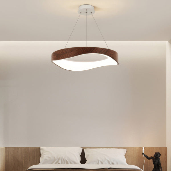 Suspension Luminaire Aesthetic En Bois Led