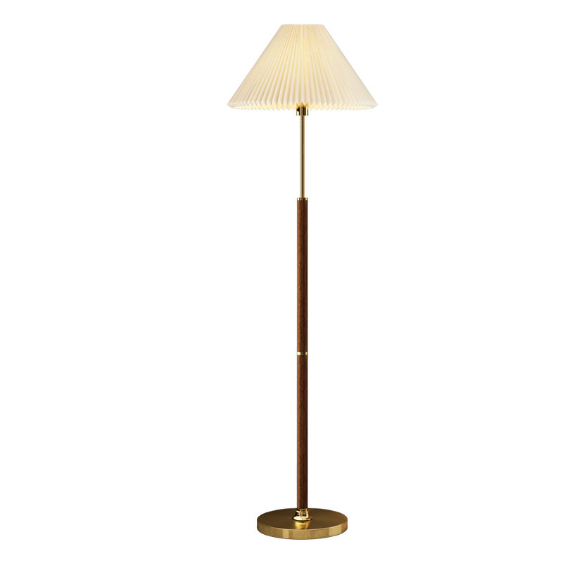 Lampadaire Origami Intemporel en Papier de Riz