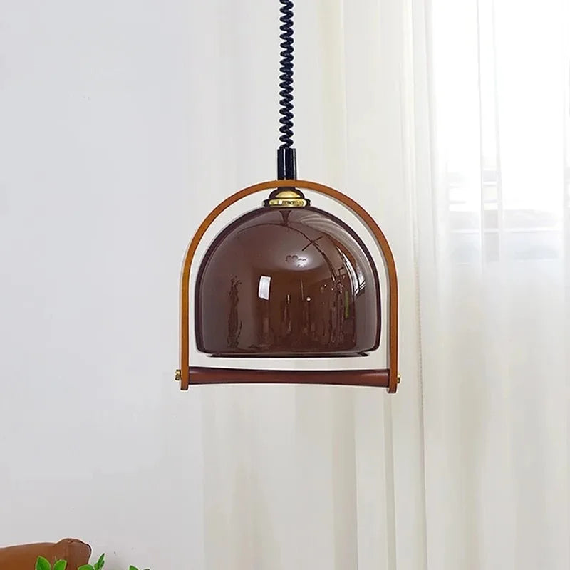 Suspension Luminaire Vintage En Verre
