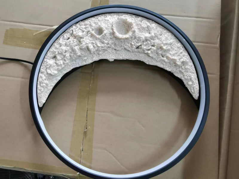 Applique Murale Lune 3D Ambre