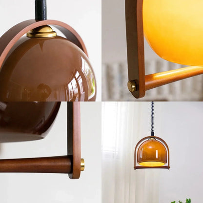 Suspension Luminaire Vintage En Verre