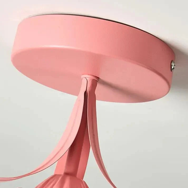 Plafonnier simple avec des mini-fleurs