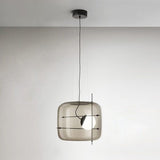 Suspension Luminaire Sphère Cubique En Verre