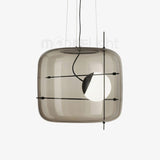 Suspension Luminaire Sphère Cubique En Verre