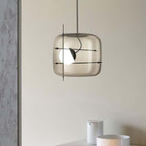 Suspension Luminaire Sphère Cubique En Verre
